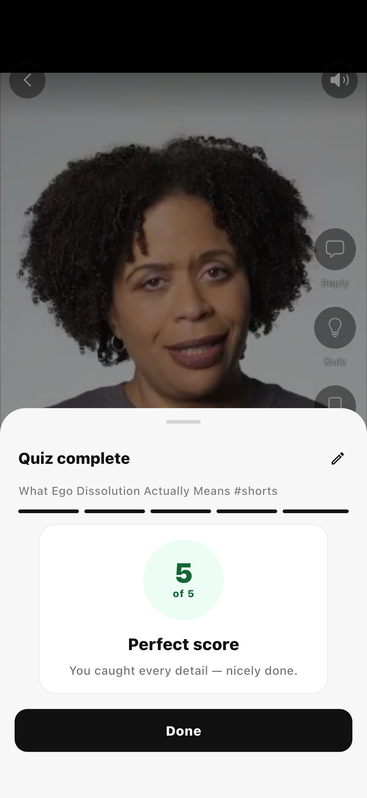 Quiz answer