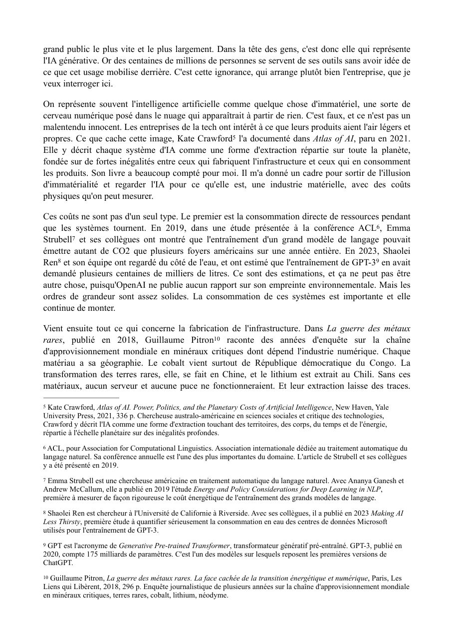 Mémoire, page 6